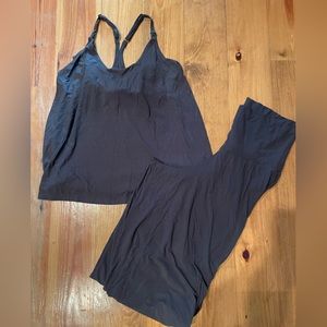 Old navy maternity nursing pajama set